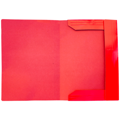 Mapa carton lucios, rosu, cu elastic 31.7 x 23.7 cm